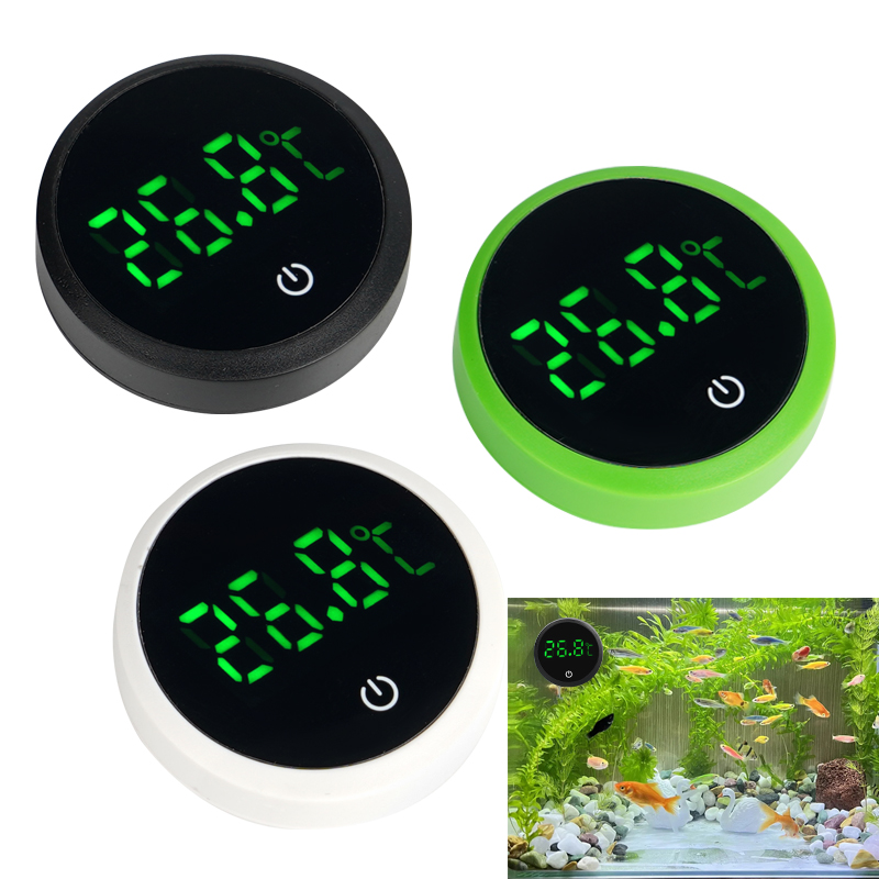 Marine Aquarium Hydrometer - Termómetro Digital LED para acuario, pantalla