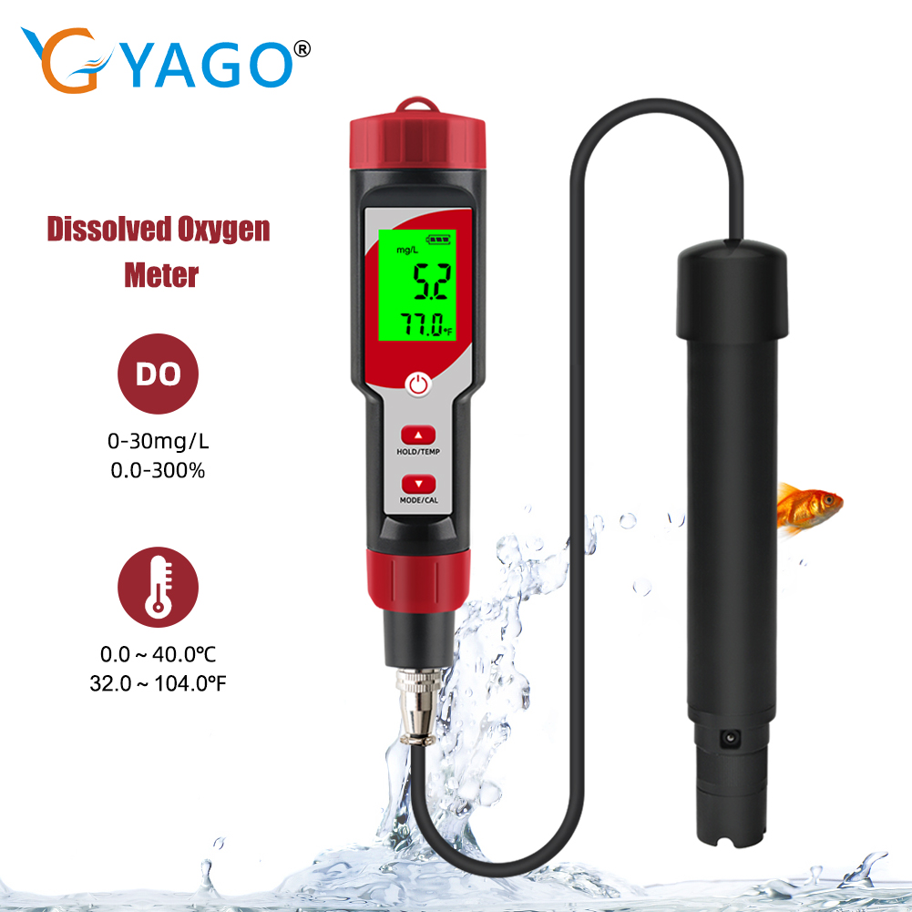 Marine Aquarium Hydrometer - Medidor Digital de oxígeno disuelto con