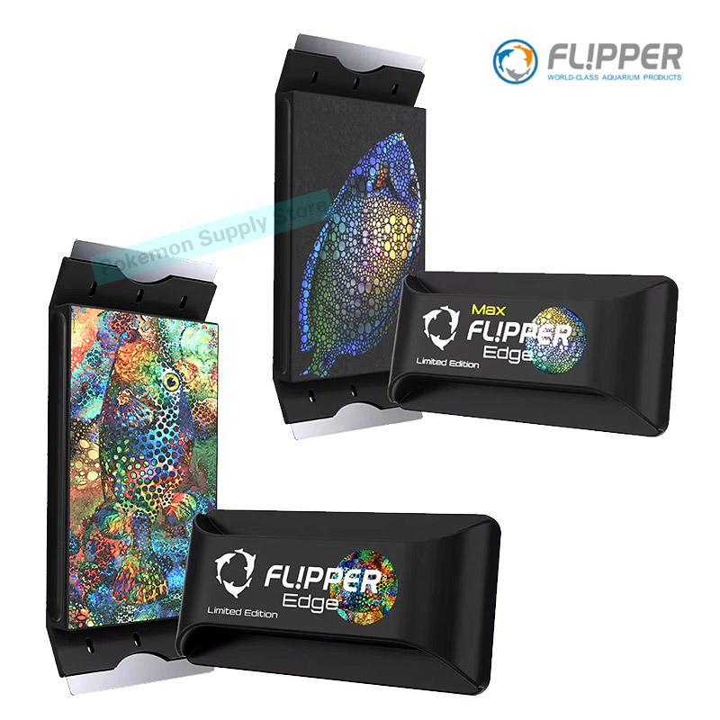Marine Aquarium Glass Cleaner - Edición limitada Flipper Edge Max limpiador