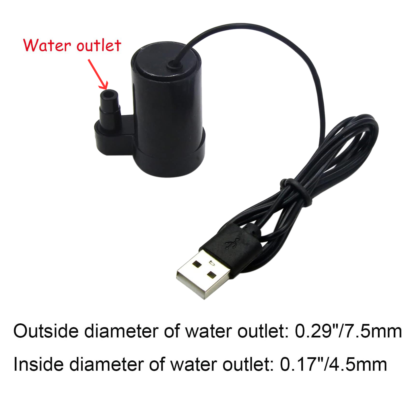 1/2pc DC 3-5V USB Micro sumerg - Marine Aquarium Hydrometer reseña y precio
