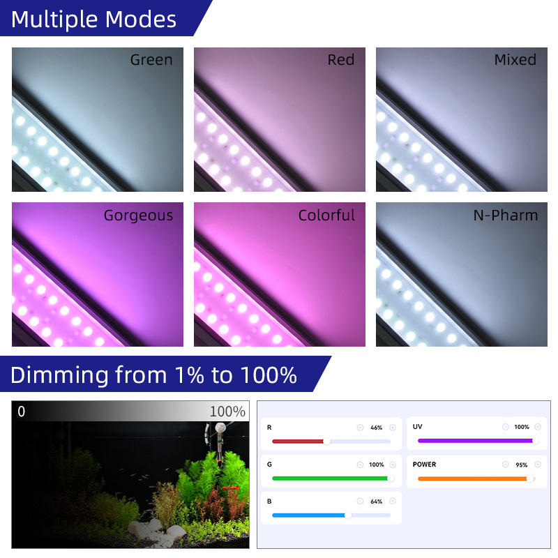 Lámpara LED Inteligente para P - Marine Aquarium Led Lights reseña y precio